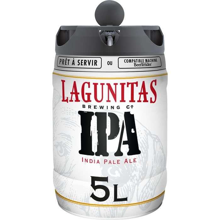 Lot de 2 fûts de bière IPA Lagunitas - 2x5 L