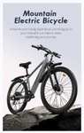 Vélo électrique Gunai GN27 - 750W, 48V, 10.4Ah, capteur de couple, vitesse max 35 km/h, autonomie 70 km, 7 vitesses (Vendeur tiers)