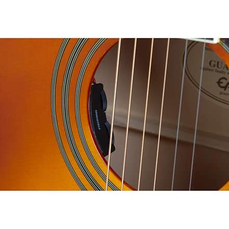 Guitare électro-acoustique à table massive Epiphone Dove Studio Violinburst