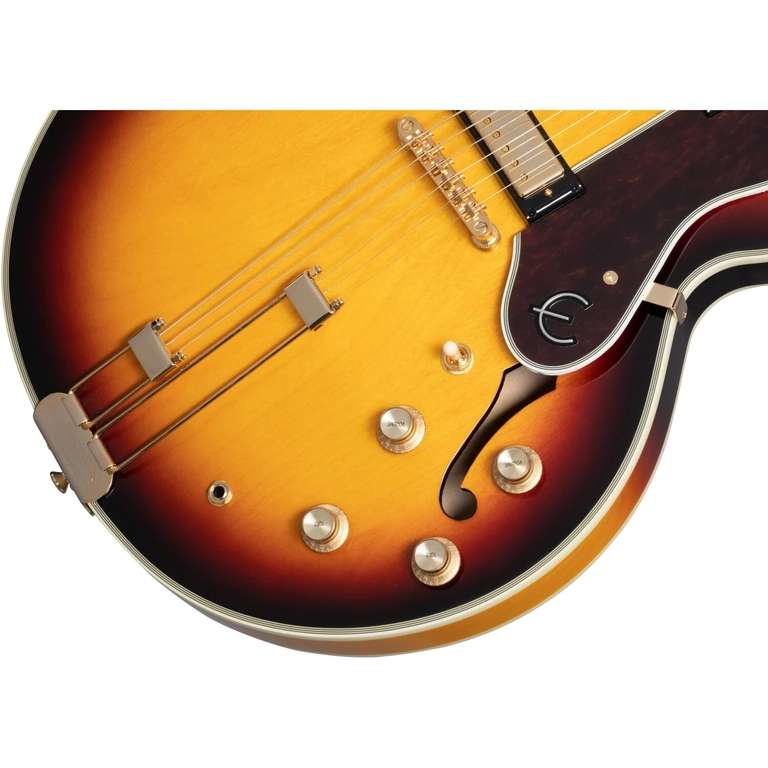 Guitare électrique Epiphone Original Collection Sheraton Vintage Sunburst guitare hollow body (housse premium fournie)