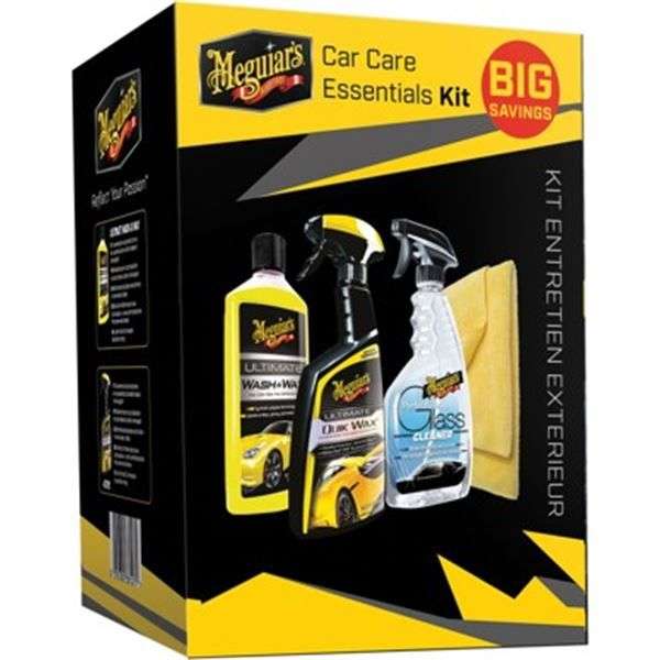 Kit Meguiar's Car Care Essential (4 produits)