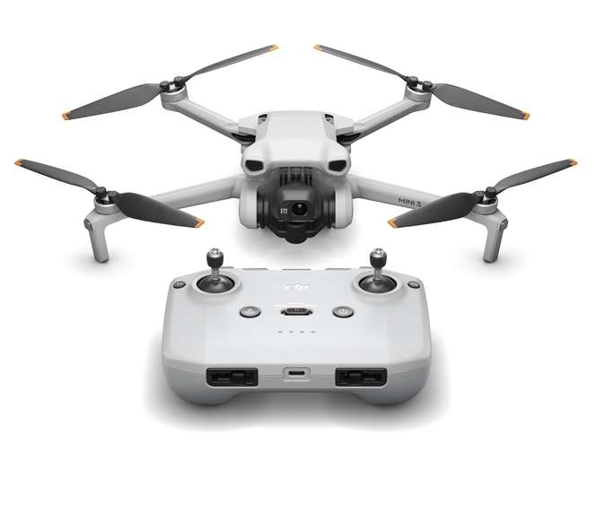 Drone DJI Mini 3 (DJI RC-N1) - Avec Télécommande, Sans Ecran