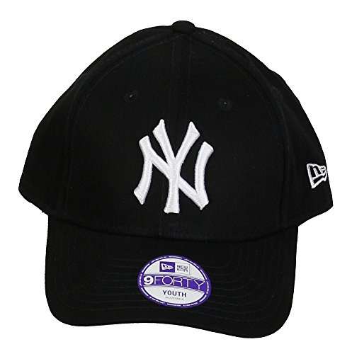 Casquette New Era 9Forty NY Yankees Youth - 100% Coton - Noir (taille Unique)