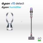 Pack Aspirateur sans-fil Dyson V15 Detect + Humidificateur et Ventilateur Dyson AM10