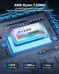 Mini PC NiPoGi - Ryzen 7 5700U, 16Go Ram, 512 Go SSD (via coupon - vendeur tiers)