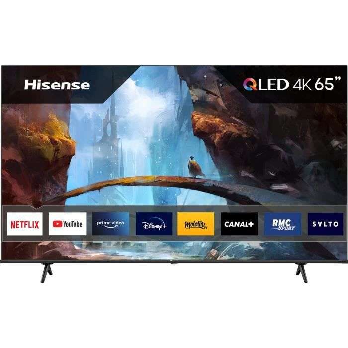 TV 65" Hisense 65E7HQ - 4K, QLED, Dolby Vision, HDR10+, Dolby MS12, VRR/ALLM, HDMI 2.1, Smart TV