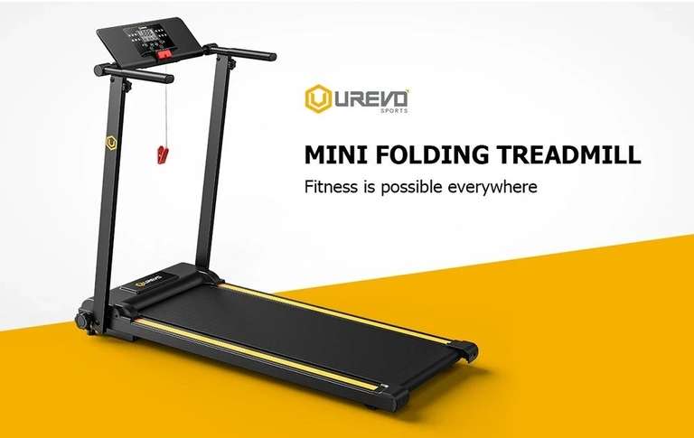 Sélection de tapis de marche/course XIAOMI UREVO - Ex : Tapis URTM006 Mini Treadmill, 1-10 km/h, zone de marche 105*40 cm, jusqu'à 100 kg