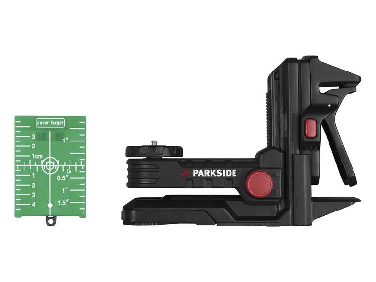 Niveau laser en croix avec support Parkside –