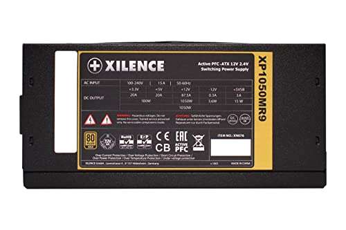 Alimentation PC modulaire Xilence Performance X - 1050W, 80+ Gold