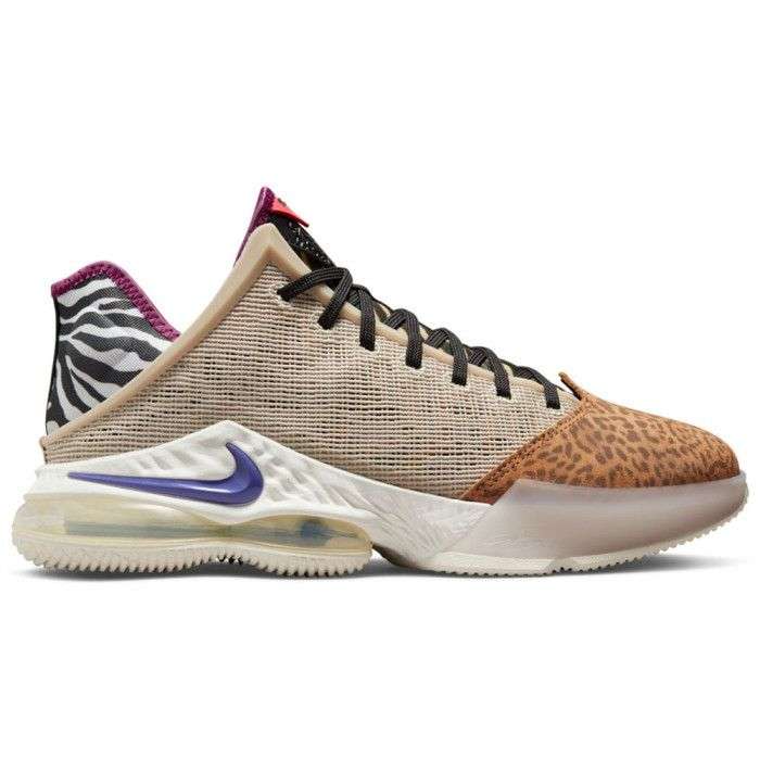 Chaussures de basketball LeBron XIX low (safari ou lebronival) (taille 42,5-49.5)