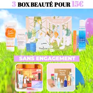 3 box Beauté Glowria (Sans Engagement)