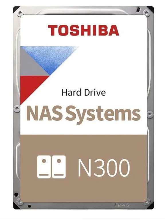Disque dur interne 3.5" Toshiba N300 - 4 To, SATA/AHCI, 7200 tr/min, 256 Mo (HDWG440EZSTA) Version boîte