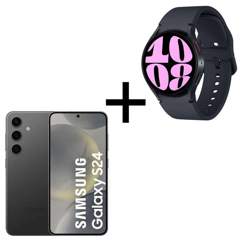 Smartphone Samsung Galaxy S24 256 Go + Montre connectée Galaxy Watch6 40mm (Via ODR + 50€ bonus de reprise)