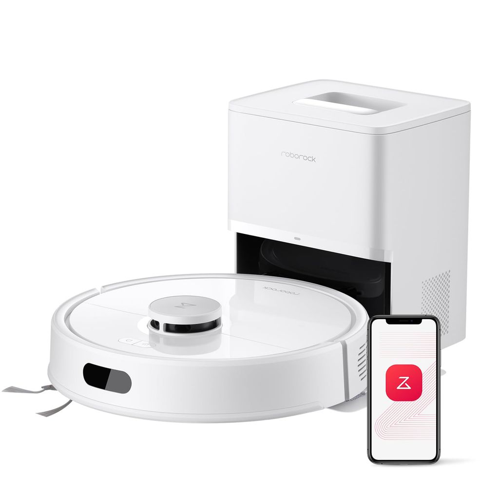 Robot aspirateur laveur Roborock Q7 L5+ avec station - aspiration, vidange auto, navigation LiDAR, 3 niveaux d'eau (vendeur tiers)
