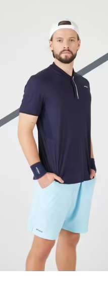 T-Shirt homme Artengo Dry - Bleu marine