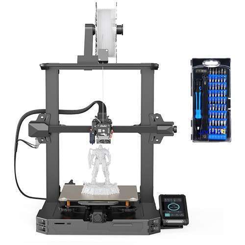 Imprimante 3D Creality Ender-3 S1 Pro + 1 kg de filament Creality CR noir (Entrepôt Pologne)