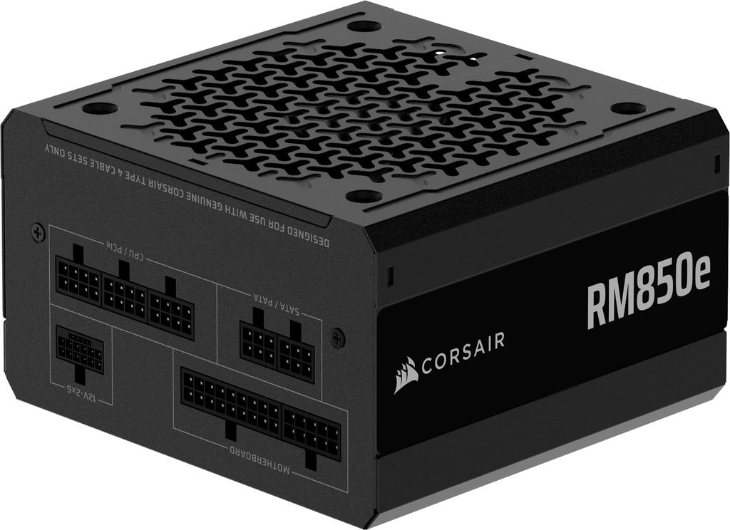 Alimentation PC modulaire Corsair RM850e (2025) - 850W, 80 Plus Gold, ATX 3.1 (Occasion - Comme neuf)