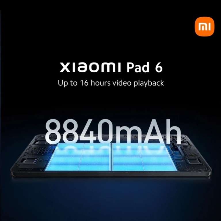 Tablette 11" Xiaomi Pad 6 - 128Go (via coupon)