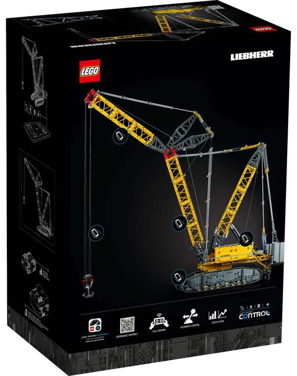 LEGO LEGO Technic 42146 La Grue sur Chenilles Liebherr LR 13000, Maquette Engin de Chantier Télécommandé (Via 231,96€ sur Carte Fidélité)
