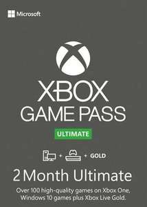 Abonnement de 2 mois au Xbox Game Pass Ultimate (Code non cumulable - Activation région USA)
