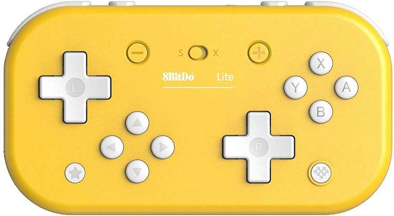 Manette Bluetooth pour Nintendo Switch 8bitdo Lite - Jaune