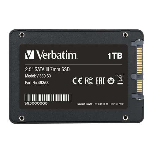SSD interne 2.5" Verbatim Vi550 S3 - 3D NAND, 1 To