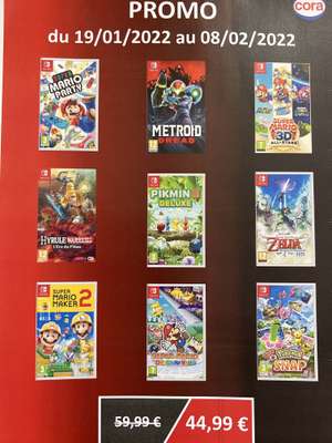 Sélection de jeux Nintendo Switch en promotion - EX: Super Mario Party (Cormontreuil - 51)