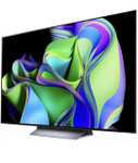 TV 77" LG OLED77C3 (2023) - OLED Evo, 4K, 100 Hz, HDR, Dolby Vision IQ, HDMI 2.1, VRR & ALLM, FreeSync Premium / G-Sync, Smart TV