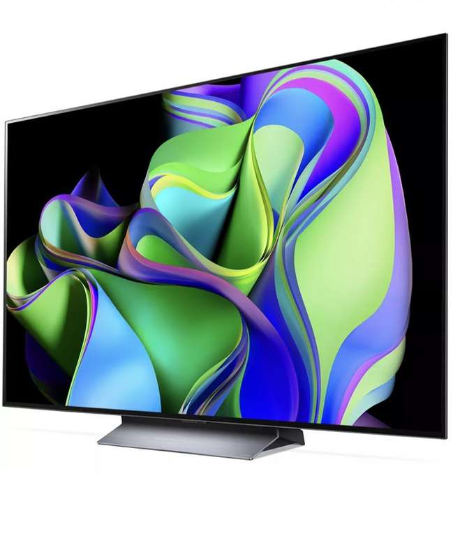 TV 77" LG OLED77C3 (2023) - OLED Evo, 4K, 100 Hz, HDR, Dolby Vision IQ, HDMI 2.1, VRR & ALLM, FreeSync Premium / G-Sync, Smart TV