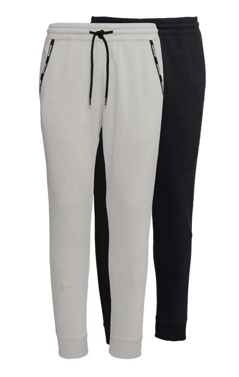 Lot de 2 Pantalon de survêtement Jogger Hollister and Co. - Gris et noir, Tailles XS à M
