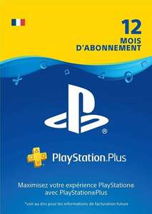 Abonnement de 12 mois au PlayStation Plus (dématérialisé)