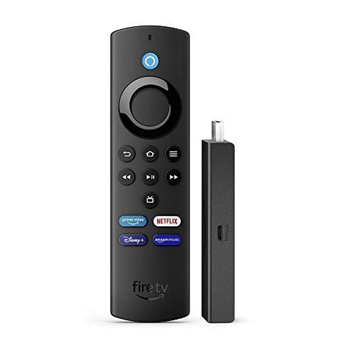 Fire TV Stick Lite avec télécommande vocale Alexa Streaming HD –