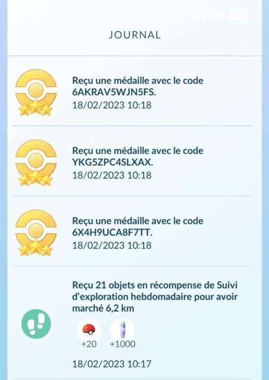 3 Pokémon offerts sur Pokémon Go (via codes)
