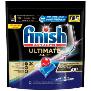 2 paquets de 30 capsules lave-vaisselle Finish All In 1 Ultimate