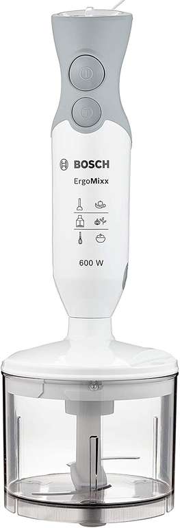 Mixeur plongeant Bosch ErgoMixx MSM66120 - 12 vitesses, 600W, Verre doseur, Mixeur mini-hachoir (Via ODR de 6€)