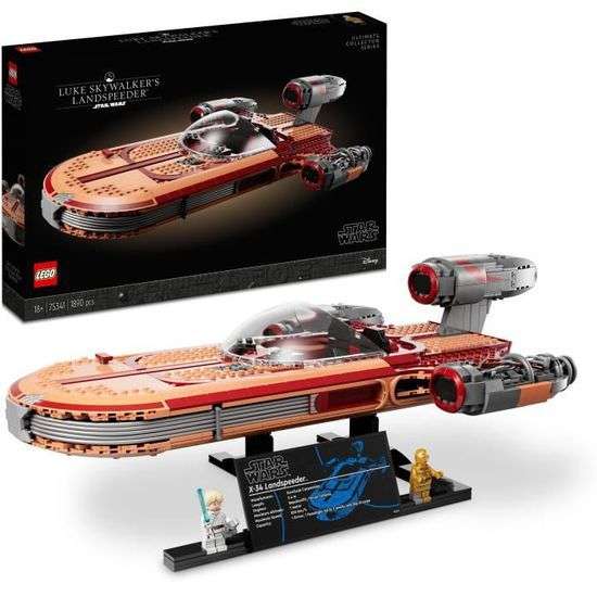 Jeu de construction Lego Star Wars Le Landspeeder de Luke Skywalker 75341 (+ 8,74€ pour les CDAV)