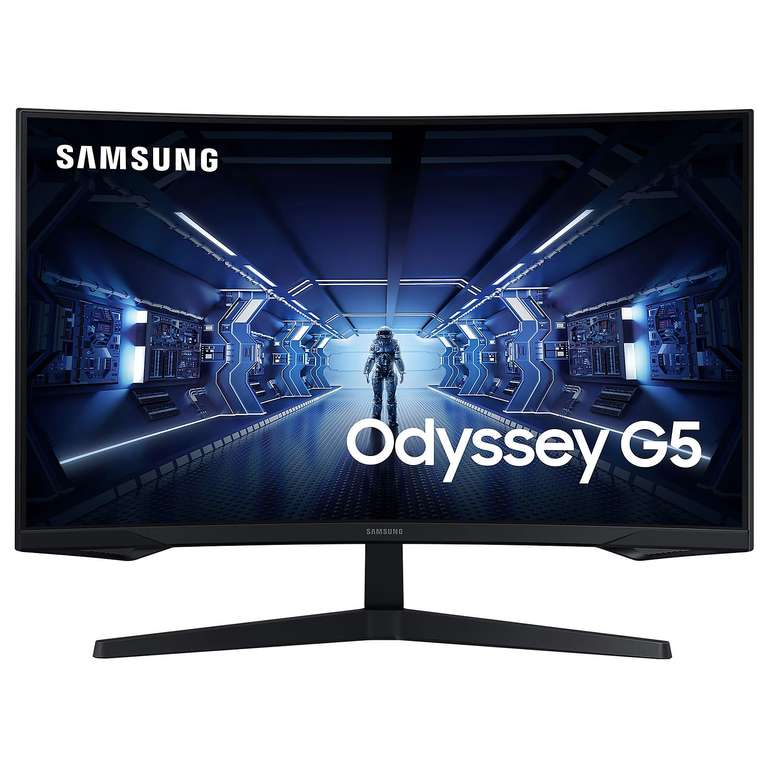Ecran PC 32" Samsung Odyssey G5 (C32G55TQBU) - LED, WQHD, 144 Hz, Dalle VA, Incurvé, HDR10, 1 ms, FreeSync Premium (+ 13.90€ en RP)