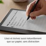 Carnet de notes numérique Kindle Scribe - 32Go, Ecran Paperwhite 10,2", Stylet premium