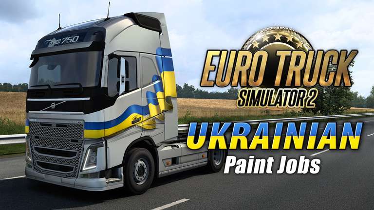 DLC Ukrainian Paint Jobs Pack offert sur Euro Truck Simulator 2 sur PC (Dématérialisé - Steam)