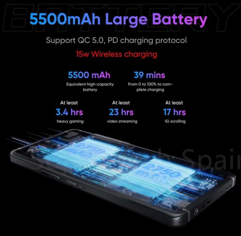 Smartphone Asus Rog Phone 8 - 5G, 256Go, Snapdragon 8