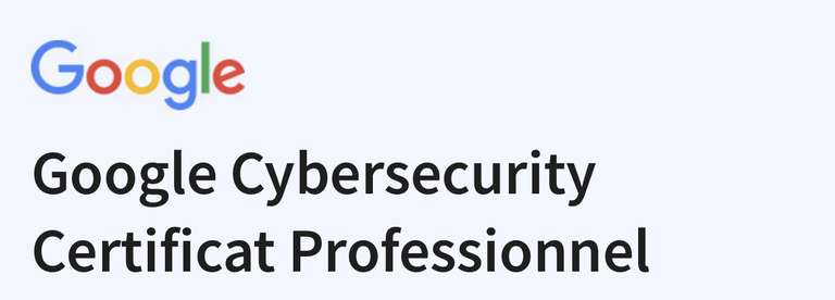 Certification professionnelle gratuite Cybersécurité Google (Dématérialisé) + autres certifications (IT, Marketing, …)