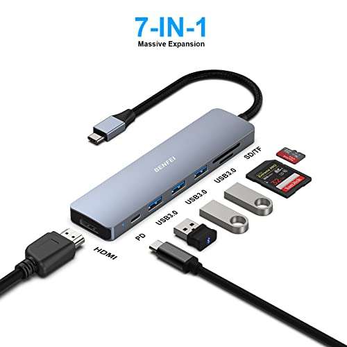 Lot de 2 Adaptateur USB C vers USB 3.0 Câble OTG (via coupons - vendeur  tiers) –