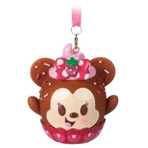 Décoration à suspendre offerte dès 60€ d'achats - Ex : Minnie façon cupcake à la fraise Disney Munchlings