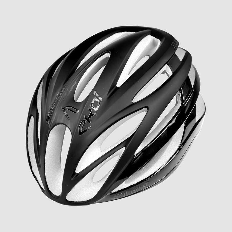Casque de vélo Ekoi Elio Magnetic EPS - noir/blanc ou noir (tailles M/L et XL/XXL)