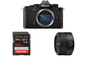 Appareil photo Nikon Zf + Objectif 28mm 2,8 + carte SD Sandisk SDXC 64 Go + poignée Smallrig