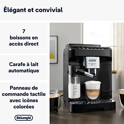 Machine a Café Grain ECAM292.81.B De'Longhi Magnifica Evo (via ODR de 75€)