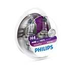 Lot de 2 ampoules de phare Philips VisionPlus + 60 % H4