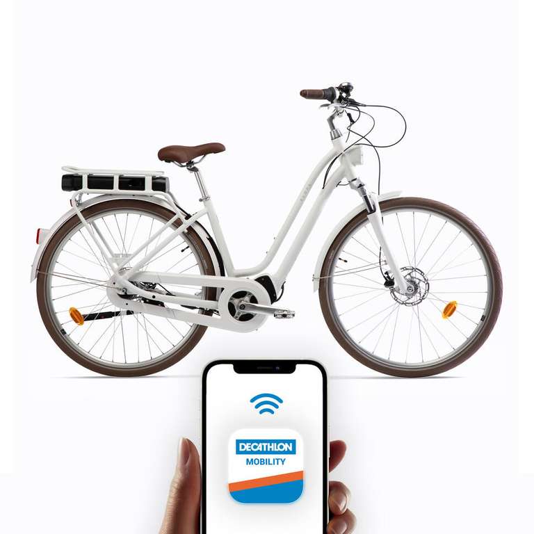 Vélo ville électrique connecté Elops 920 E Connect LF - 2 coloris & tailles au choix