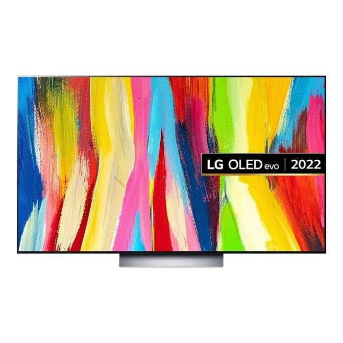 TV LG OLED 55" OLED55C2 - 4K UHD, Dolby Vision IQ, Dolby Atmos, HDMI 2.1, Smart TV (+2 bons d'achat de 304,99€ sans minimum)