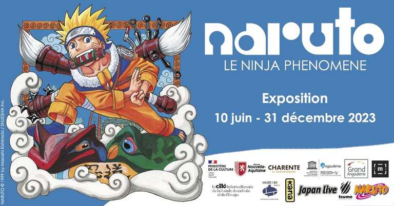 Entrée gratuite aux Expositions "Naruto, le ninja phénomène" & "Titeuf 30 ans de mèche" - Musée de La Bande Dessinée, Angoulême (16)